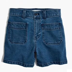 Madewell High-rise denim shorts
